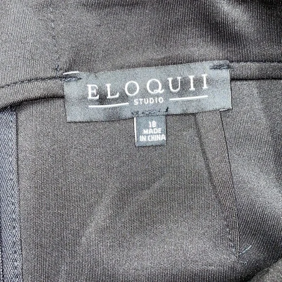 ELOQUI black sequin skirt size 18 - Picture 6 of 8